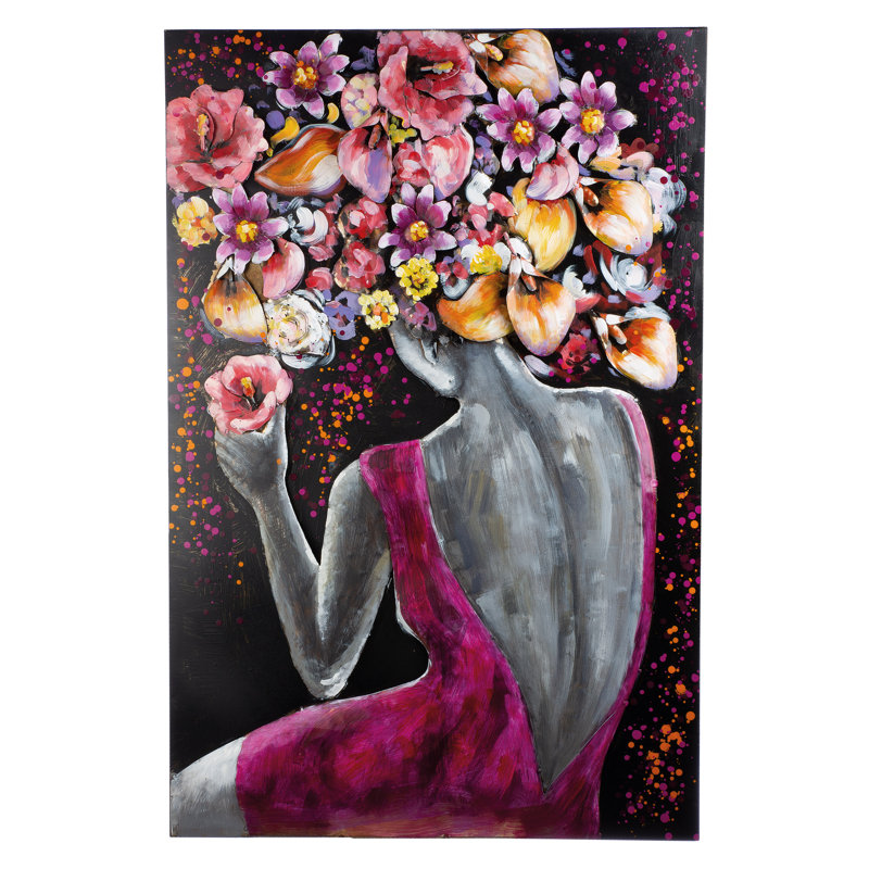 Handmade Glam People Wall Decor on Metal