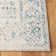 Tapis ivoire / turquoise Dickson