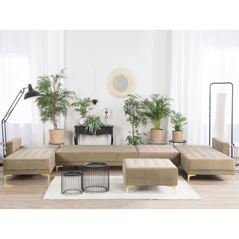 DiCaprio 6 Seater Large Corner Sofa 
