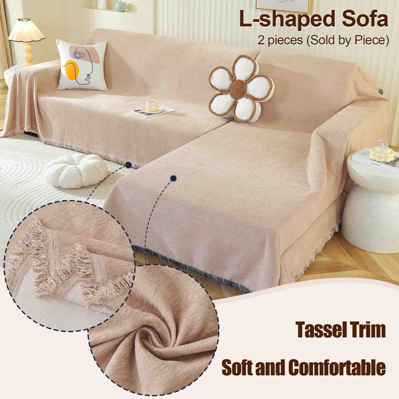 Sofa Slipcover, Khaki