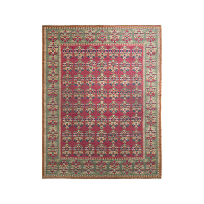 One-of-a-Kind Rectangle 9'9" X 12'6" Hand Knotted Area Rug