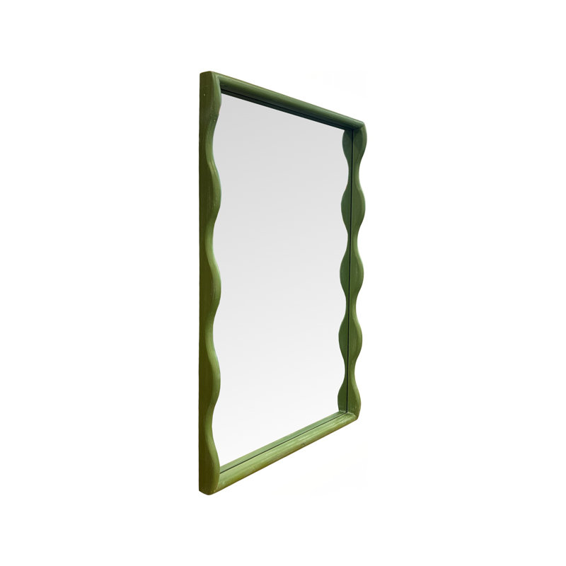 Miroir festonné Willow, Vert