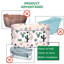 Baignoire de trempage autoportante 43 po x 25 po