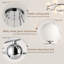 Lustre rond en cristal 35,4 "DEL-923524985