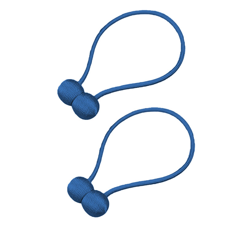 Ensemble de 2 embouts pour rideaux magnétiques 18,5 po, Bleu
