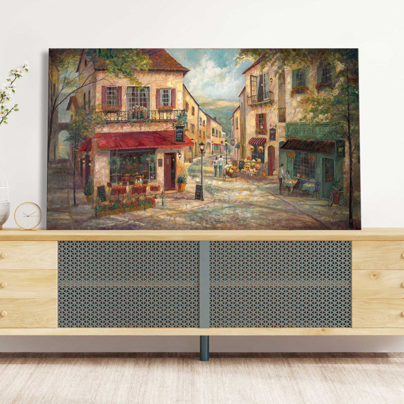 Salvatore's - peinture sur toile tendue, H 28 po x l 48 po x P 1,5 po