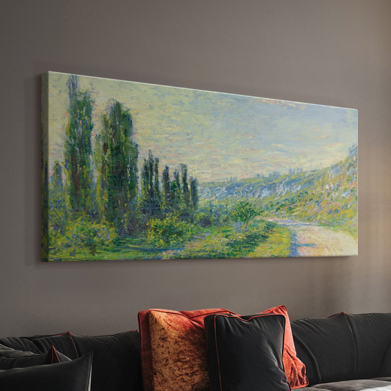 Série paysage - CCXLII - Toile tendue avec châssis - Prêt à accrocher, H 20 po x l 40 po