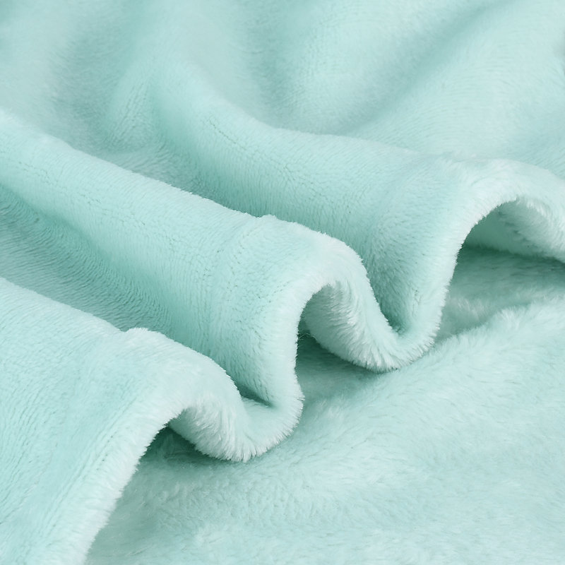 Surdimensionné avec couverture à capuche et molleton, Turquoise, Couleur unie