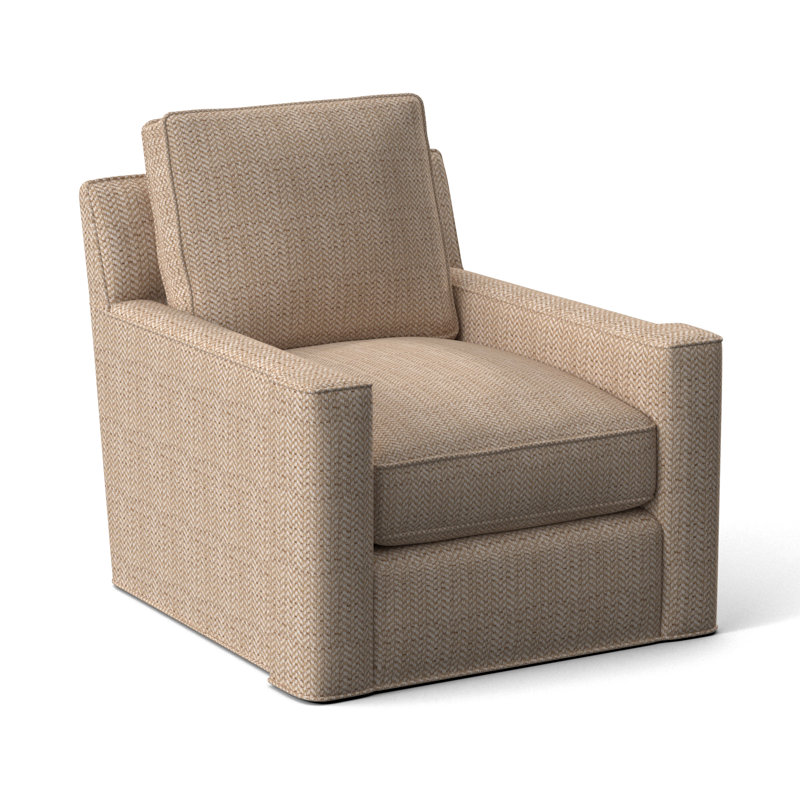 Essentials Swivel Armchair, Beige/Brown 71628L22
