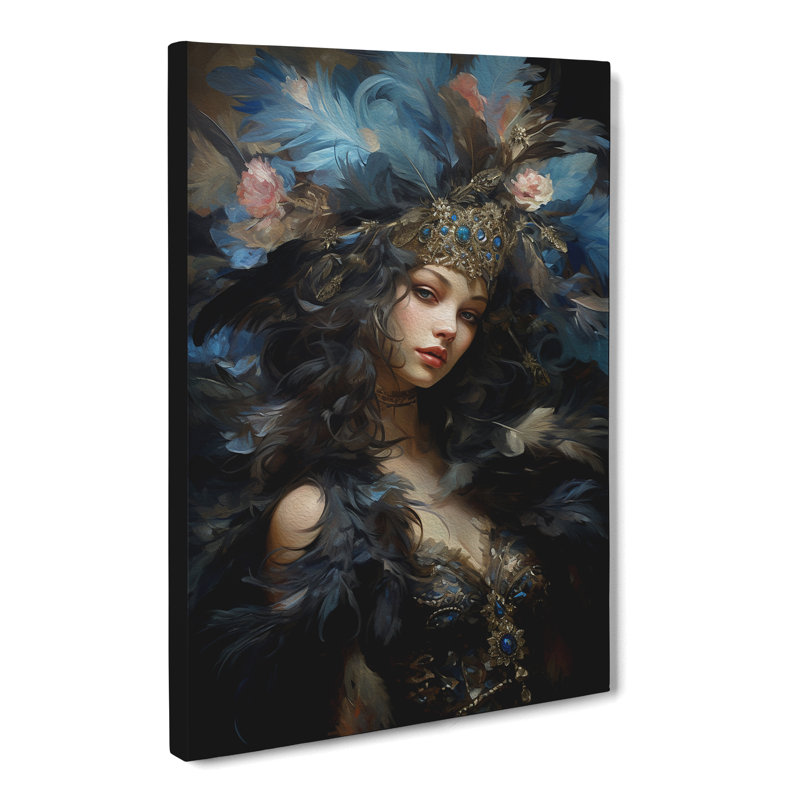 Feather Baroque No.2 - No Frame Print
