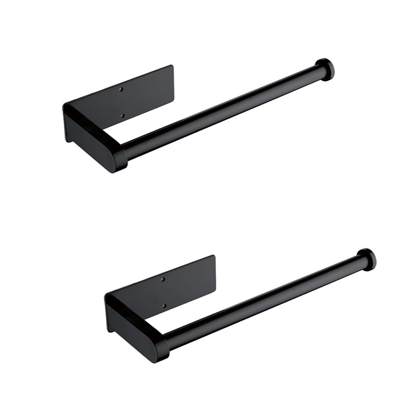 Wall Mounted Toilet Paper Holder, Black