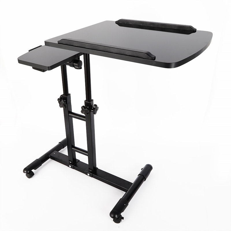 Interlandi Adjustable L-Shaped Metal Base Standing Desk