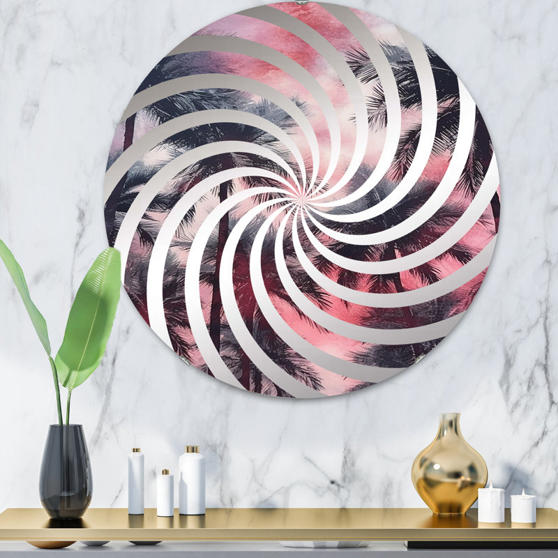 Miroir mural rond, 31,4 po x 31,4 po