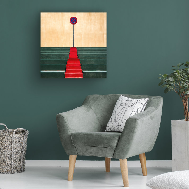 Œuvre d'art sur toile «Bachelor contre vous», H 18 po x l 18 po
