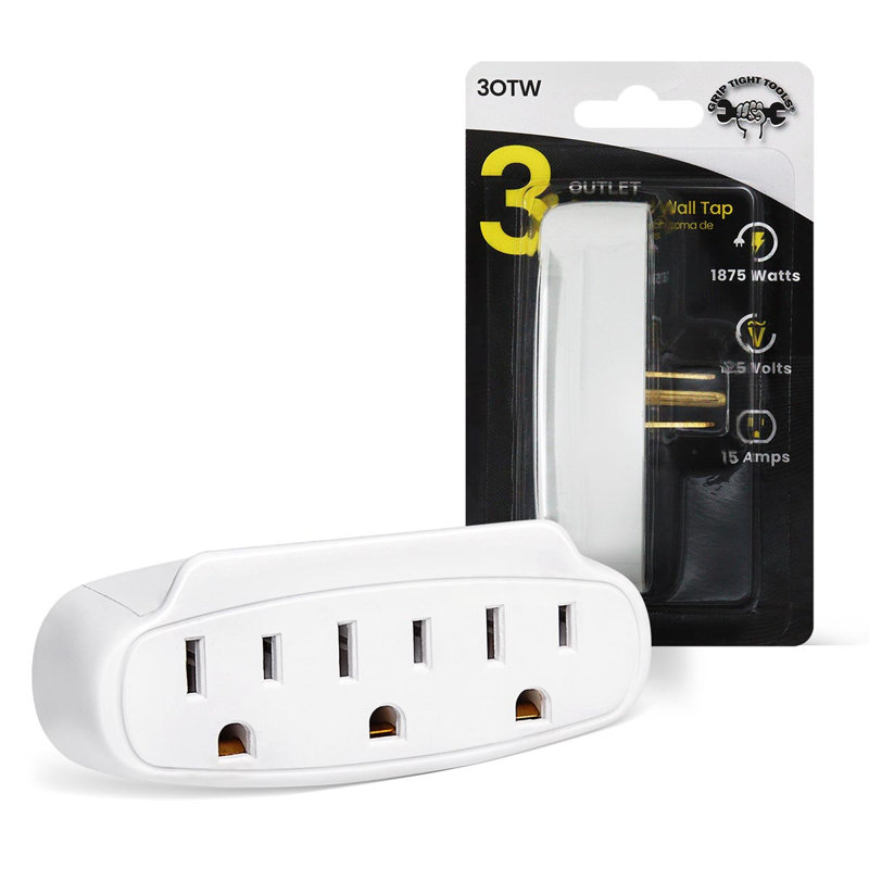 Grounded Wall Tap Outlet