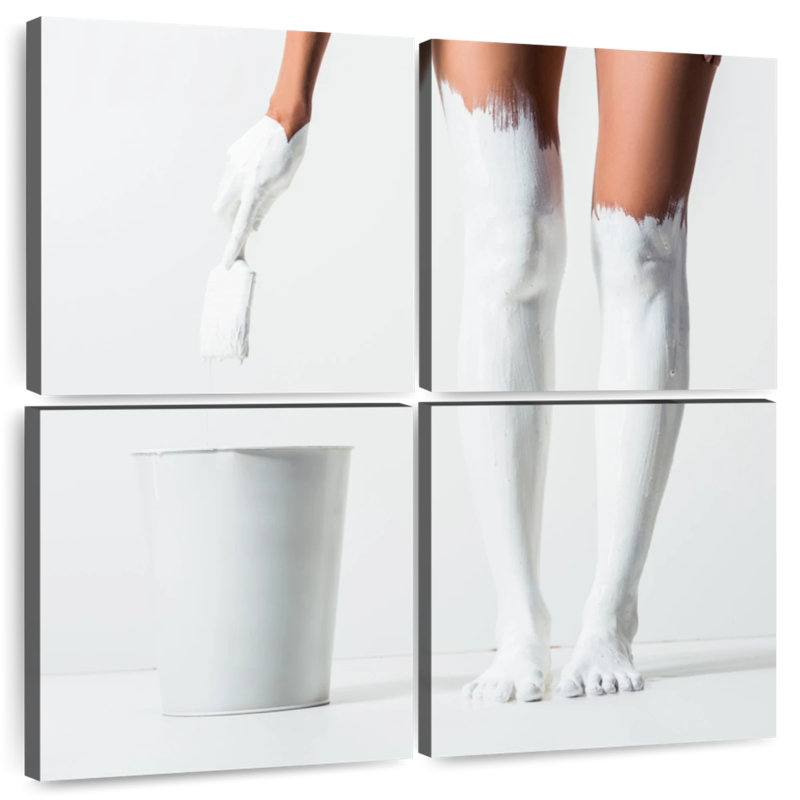 Senne Legs Painted In White, 38" H x 38" W