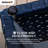Sunjoy Outdoor Side Table with Umbrella Hole, Poolside 16 Inch Rattan Wicker Square Combination Umbrella Stand Side Table-94810503