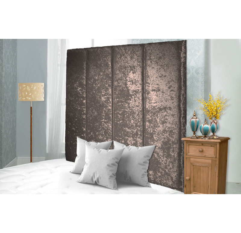 Upholstered Headboard, Single (3'), Champagne Velvet