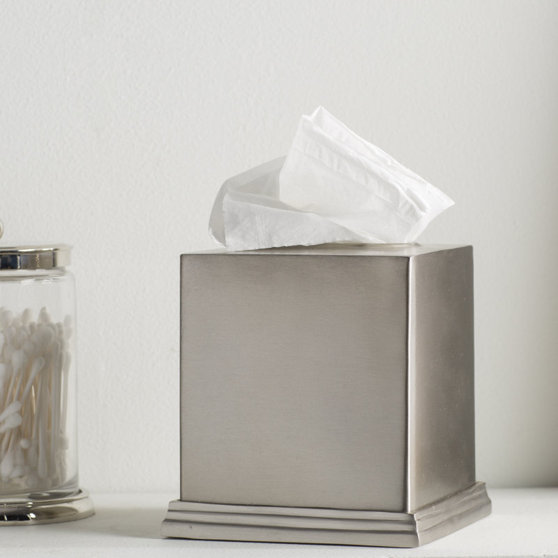 Rosemont Tissue Box Cover Bathroom Tray Tumbler