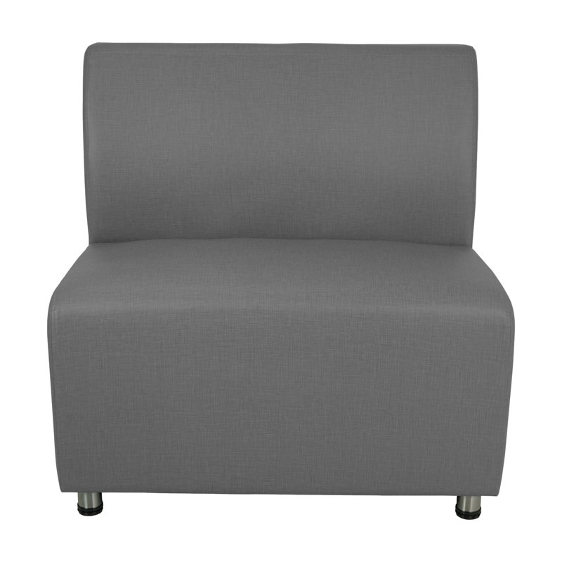 Fauteuil d'appoint rembourré Pro Series, Gris ardoise ardoise