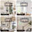 8-lamp black dimmable industrial iron pendant light