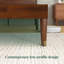 Lit plateforme en bois massif de style contemporain moderne avec tête de lit réglable Hermes-260494877