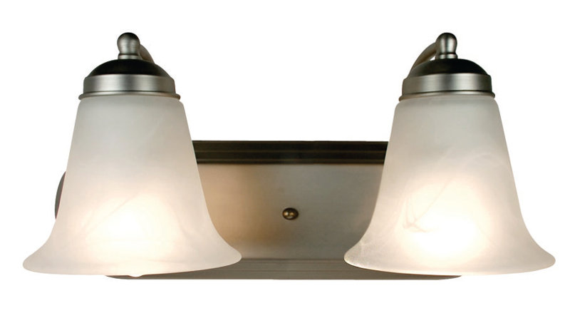 Bunn 2 - Light Dimmable Chandelier, Brushed Nickel