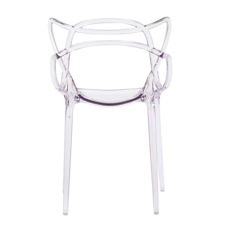 Chaises d'appoint empilables, Clear