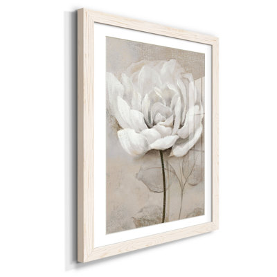 " Soft White III " Oil Print