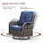 6-Piece Outdoor PE Rattan Sectional Seating Group With Cushions-111700404-111700403