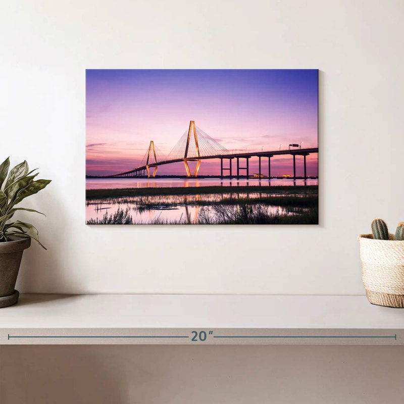 Lilie Ravenel Bridge Lights, 8" H x 12" W