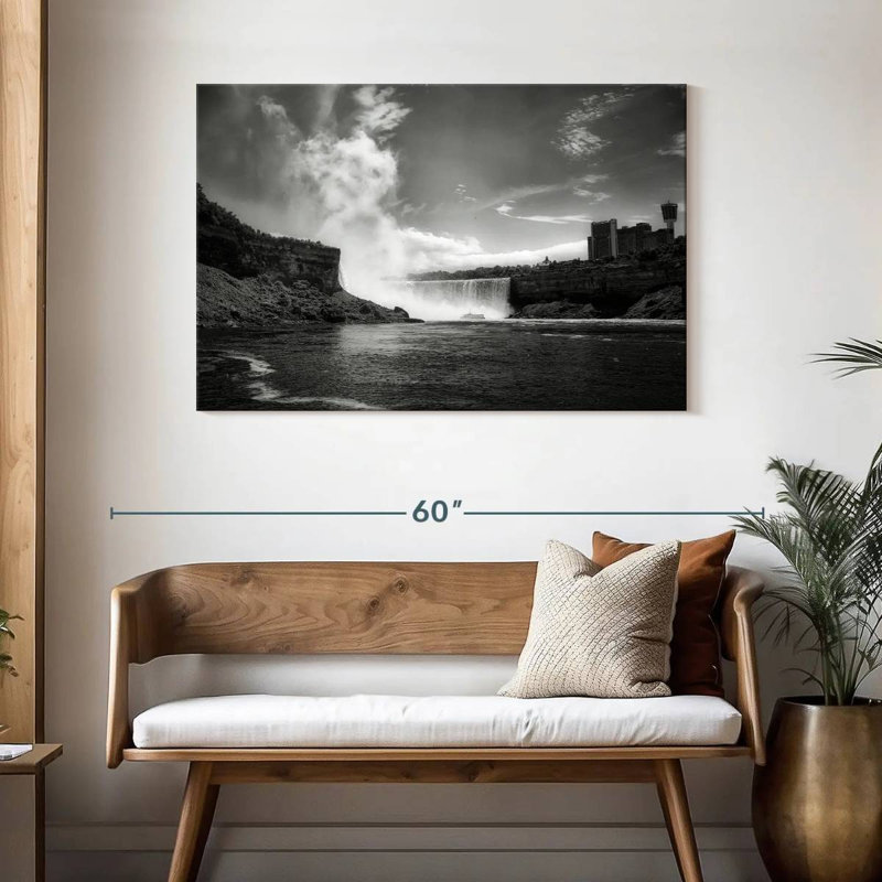 Alvord, chutes du Niagara en noir et blanc