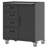 29.5” Wide Wheeled Removable Garage Storage Cabinet with Four Drawers for Partitioned Storage - Adjustable Shelf and Easy Movement