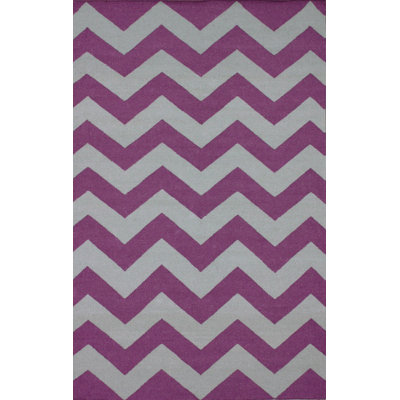 Tapis rose à chevrons Panama