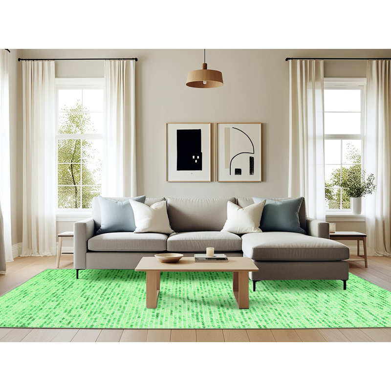 Washable Indoor Rug, Rectangle 6' x 9'