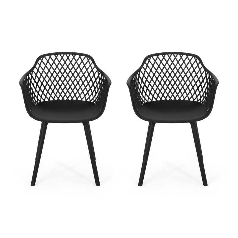 Poppy Accent Chair with Vibrant Colours and Comfortable Design, Perfect for Adding a Pop of Colour to Any Room, Black
