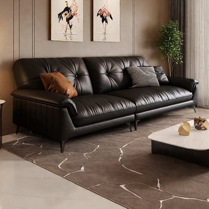 Canapé italien rétro, H 33,85 po x l 98,42 po x P 39,37 po, 4