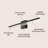 Yashas Modern Contemporary 360-Degree Rotatable Iron/Seeded Acrylic Integrated LED Vanity Light-1149900958-1149900959