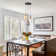 Cluster 3 Light Dimmable Glass Pendant with Different Lampshades Colors