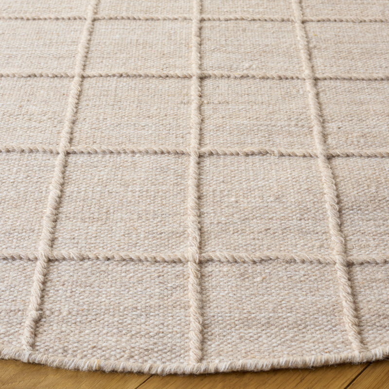 Tapis d'intérieur tissé à la main, Rond 6 pi