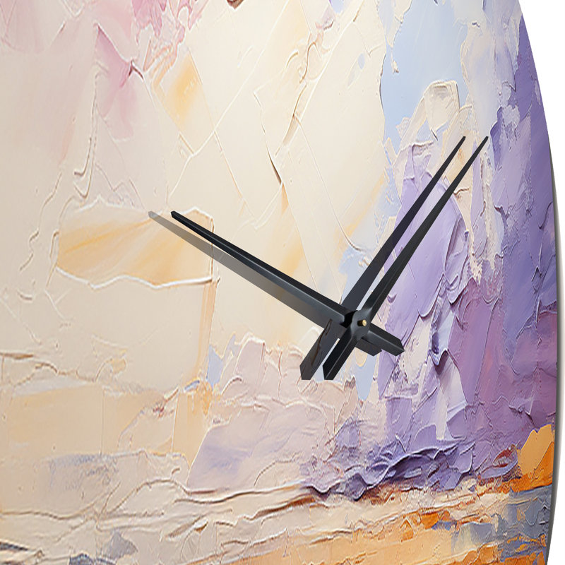 Horloge murale Blush Horizon II, Très grand