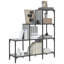 Zampa 92cm W Metal Step Bookcase-1154401445