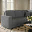 Canapé modulaire rembourré avec rangement 138 po