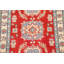 Tapis oriental géométrique Kazak noué à la main 3 x 4
