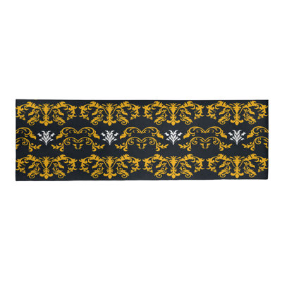 Tapis de couloir noir