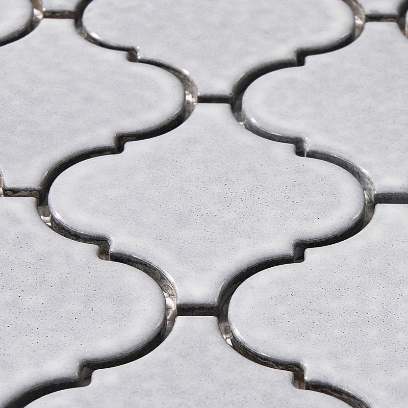 Carrelage mosaïque 3,3 po x 3,4 po, gris