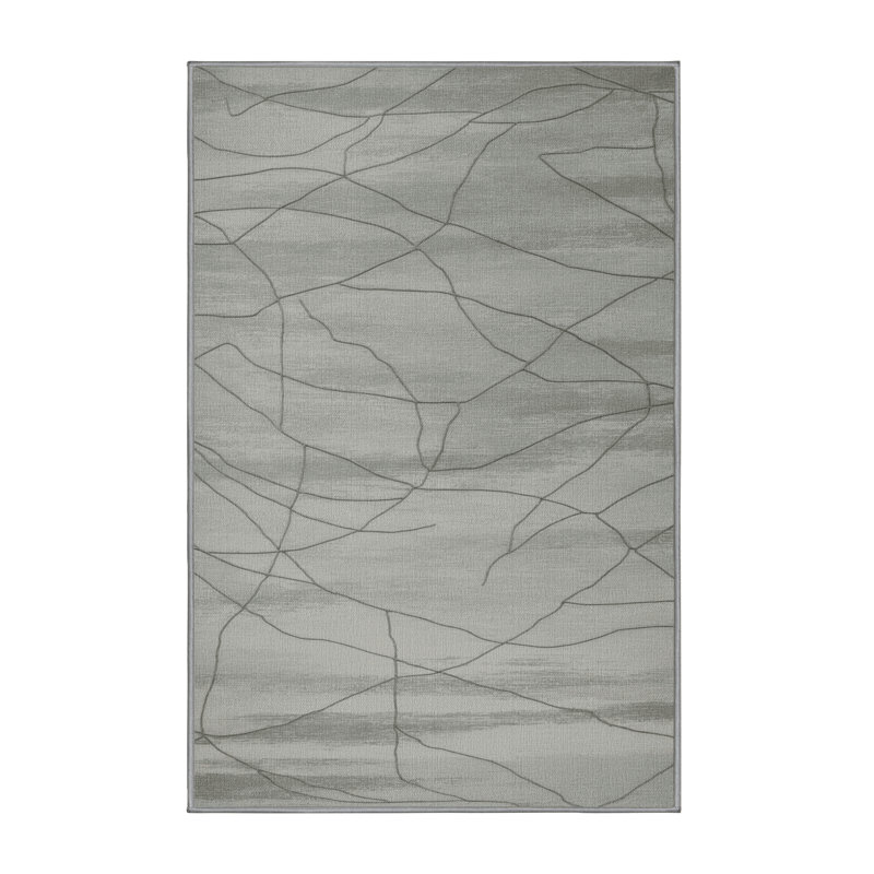 Tapis abstrait lavable à la machine, Tapis de couloir 2 pi x 4 pi