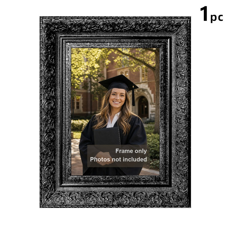 Cadre photo noir indémodable de 8 po x 10 po 1pc avec cadre PS noir