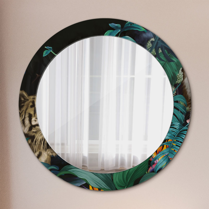Huldar Glass Flat Wall Mirror