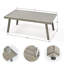 Table basse d'extérieur en aluminium 1 pièce Nevim-96859669